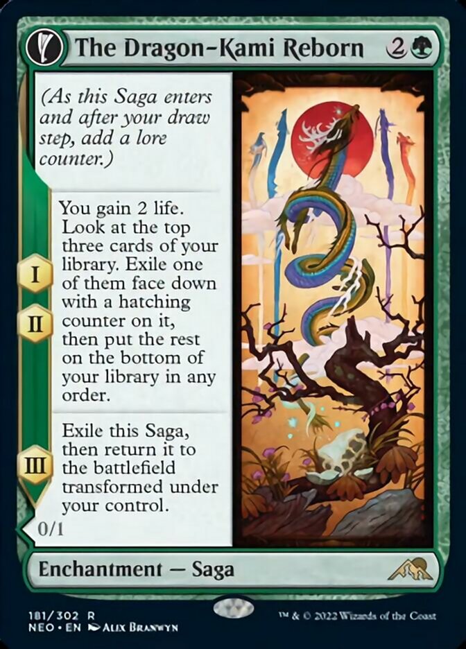 The Dragon-Kami Reborn // Dragon-Kami's Egg [Kamigawa: Neon Dynasty] | Game Master's Emporium (The New GME)