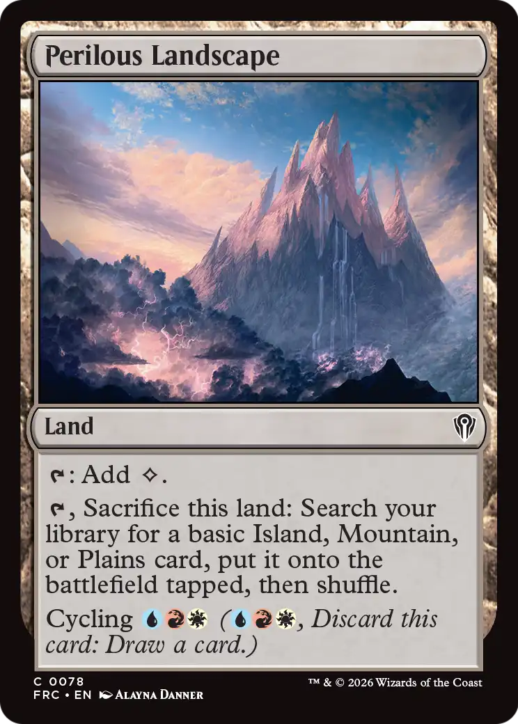 Perilous Landscape [Reality Fracture Commander] | Game Master's Emporium (The New GME)