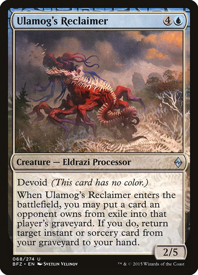 Ulamog's Reclaimer [Battle for Zendikar] | Game Master's Emporium (The New GME)