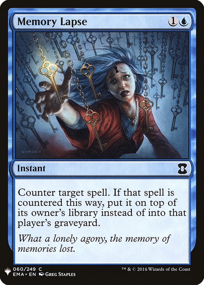 Memory Lapse [Mystery Booster] | Game Master's Emporium (The New GME)