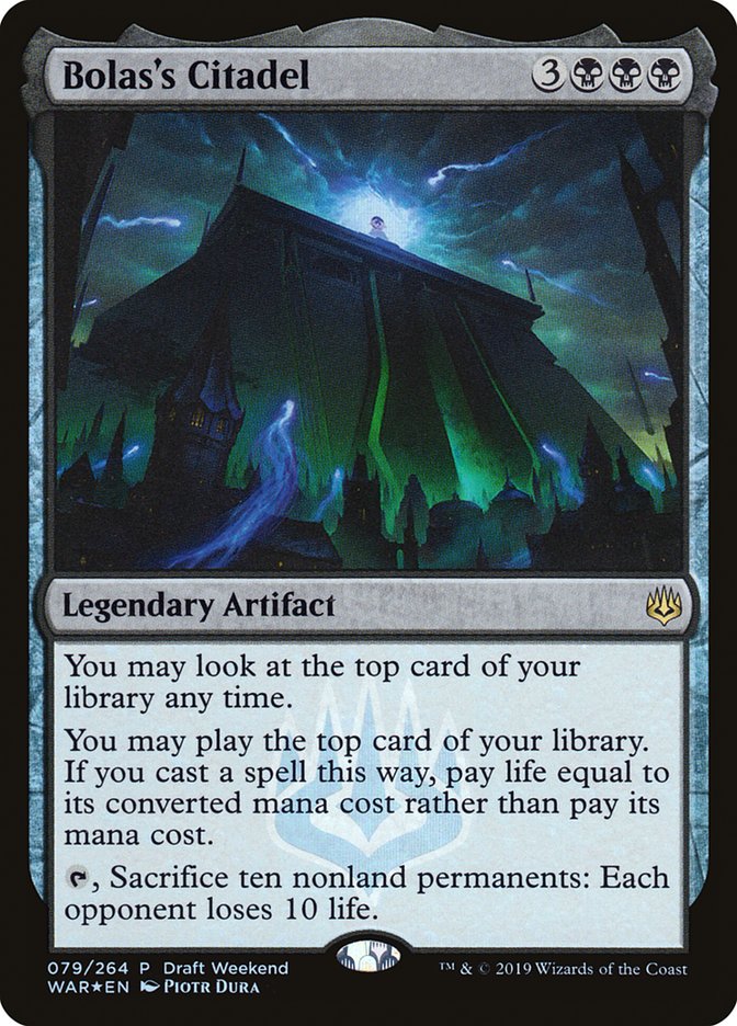 Bolas's Citadel (Draft Weekend) [War of the Spark Promos] | Game Master's Emporium (The New GME)