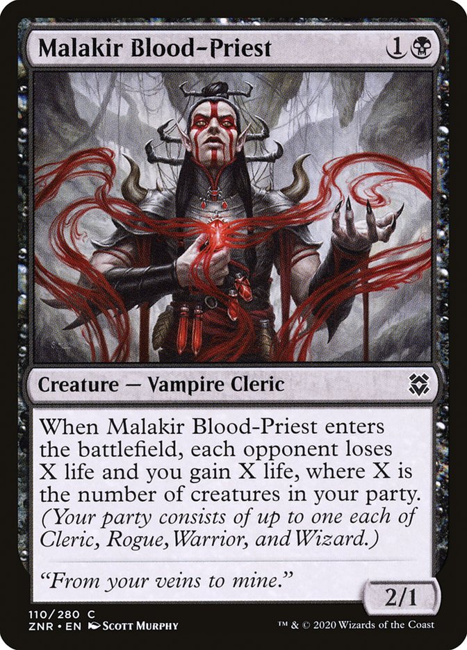 Malakir Blood-Priest [Zendikar Rising] | Game Master's Emporium (The New GME)