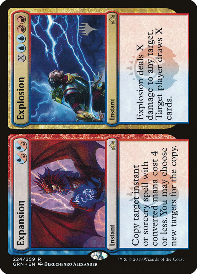 Expansion // Explosion (Promo Pack) [Guilds of Ravnica Promos] | Game Master's Emporium (The New GME)