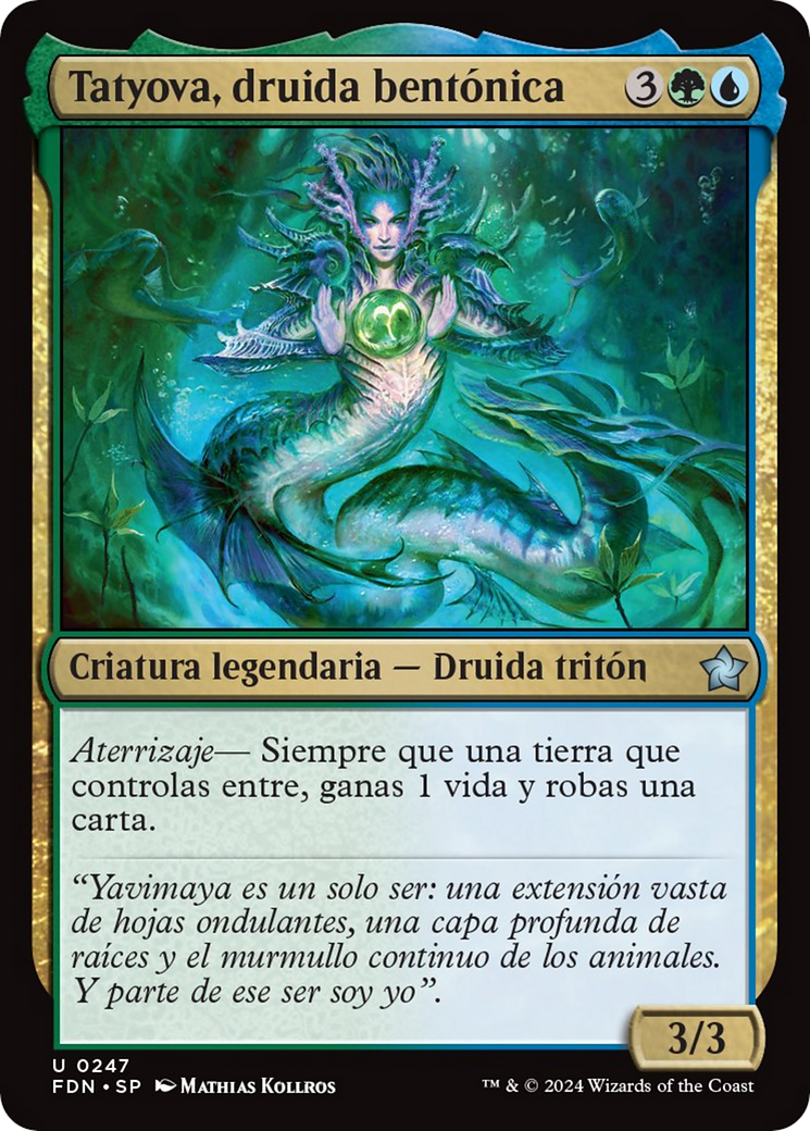 Tatyova, Benthic Druid [Foundations] | Game Master's Emporium (The New GME)