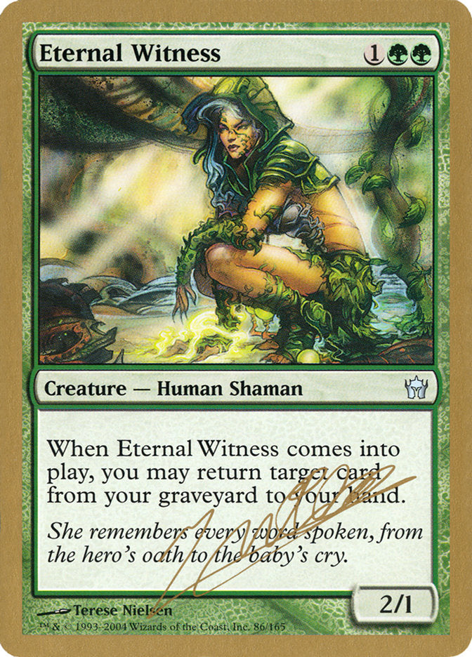 Eternal Witness (Julien Nuijten) [World Championship Decks 2004] | Game Master's Emporium (The New GME)