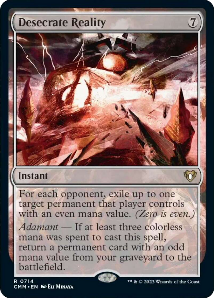 Desecrate Reality [Commander Masters] | Game Master's Emporium (The New GME)