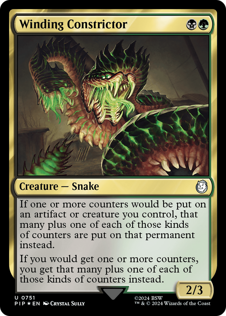 Winding Constrictor (Surge Foil) [Fallout] | Game Master's Emporium (The New GME)