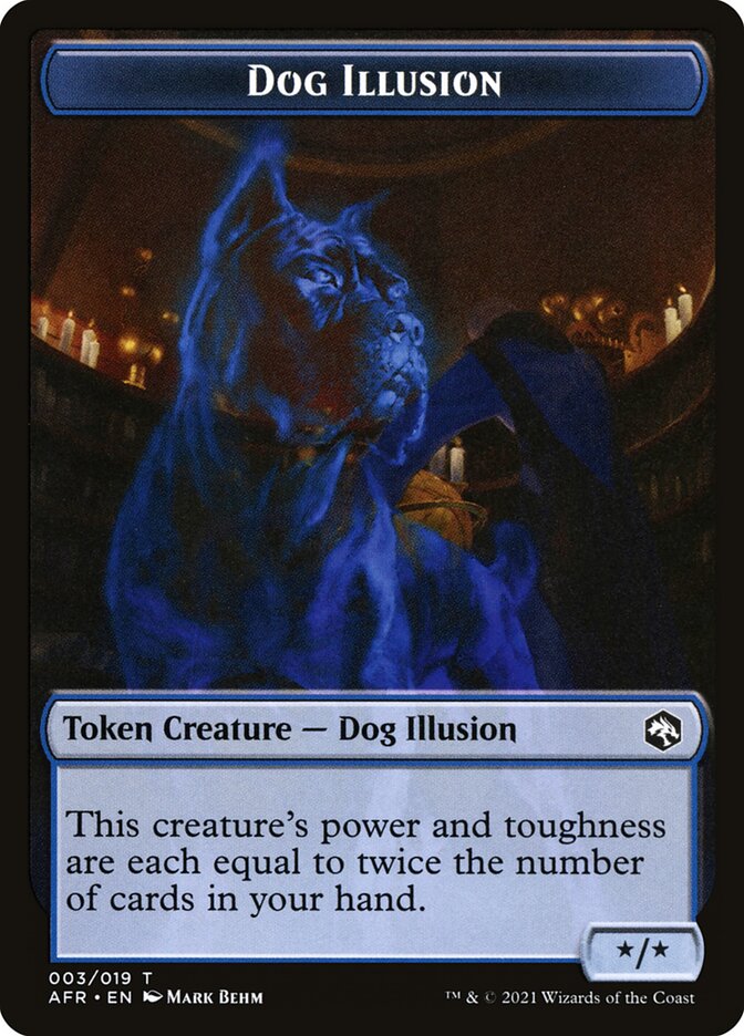 Angel // Dog Illusion Double-Sided Token [Dungeons & Dragons: Adventures in the Forgotten Realms Tokens] | Game Master's Emporium (The New GME)