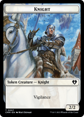Human Soldier // Knight Double-Sided Token [Commander Masters Tokens] | Game Master's Emporium (The New GME)