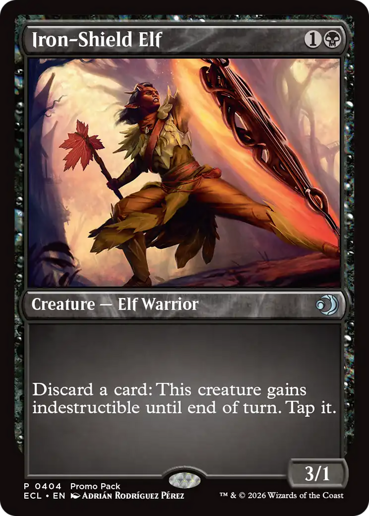 Iron-Shield Elf [Lorwyn Eclipsed Promos] | Game Master's Emporium (The New GME)