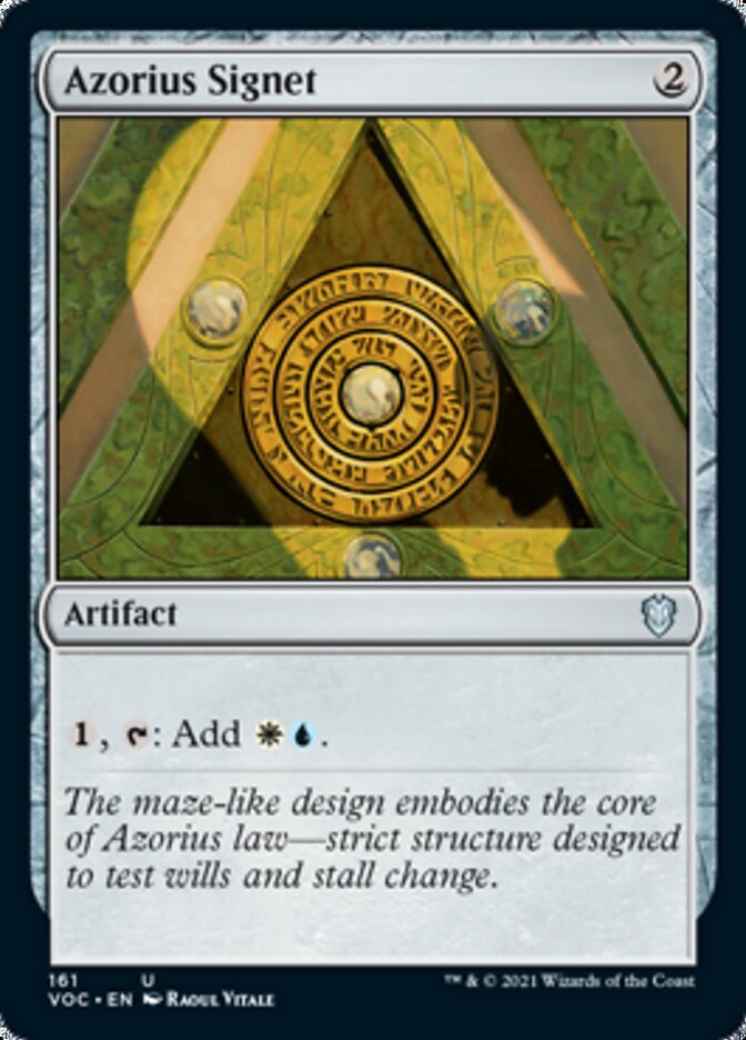 Azorius Signet [Innistrad: Crimson Vow Commander] | Game Master's Emporium (The New GME)