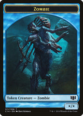 Whale // Zombie (011/036) Double-Sided Token [Commander 2014 Tokens] | Game Master's Emporium (The New GME)