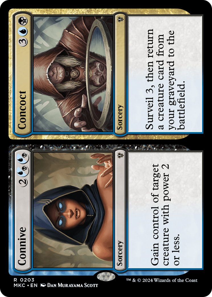 Connive // Concoct [Murders at Karlov Manor Commander] | Game Master's Emporium (The New GME)