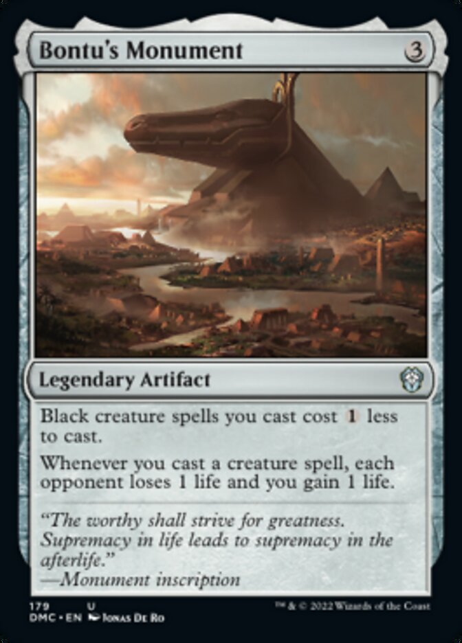 Bontu's Monument [Dominaria United Commander] | Game Master's Emporium (The New GME)