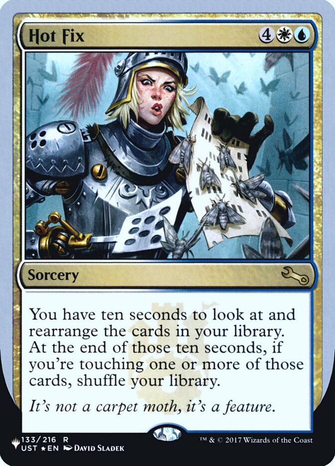 Hot Fix (Unfinity Foil Edition) [The List] | Game Master's Emporium (The New GME)