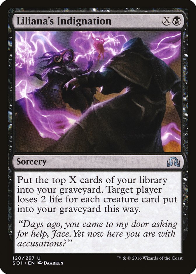 Liliana's Indignation [Shadows over Innistrad] | Game Master's Emporium (The New GME)