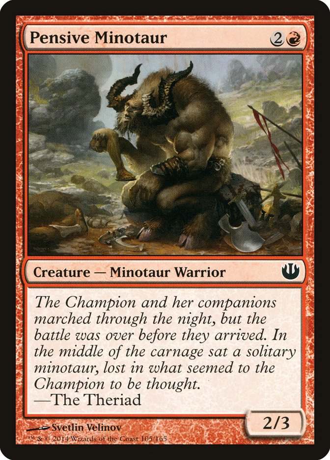 Pensive Minotaur [Journey into Nyx] | Game Master's Emporium (The New GME)