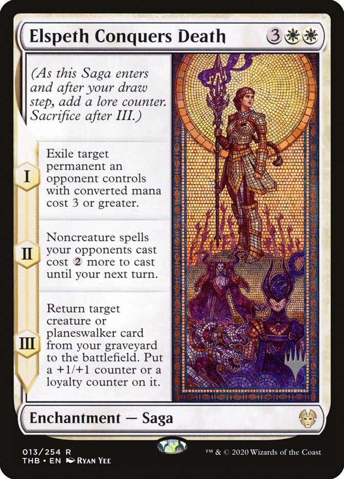 Elspeth Conquers Death (Promo Pack) [Theros Beyond Death Promos] | Game Master's Emporium (The New GME)