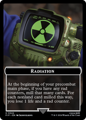 Radiation // Treasure (018) Double-Sided Token [Fallout Tokens] | Game Master's Emporium (The New GME)
