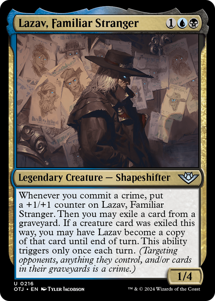 Lazav, Familiar Stranger [Outlaws of Thunder Junction] | Game Master's Emporium (The New GME)