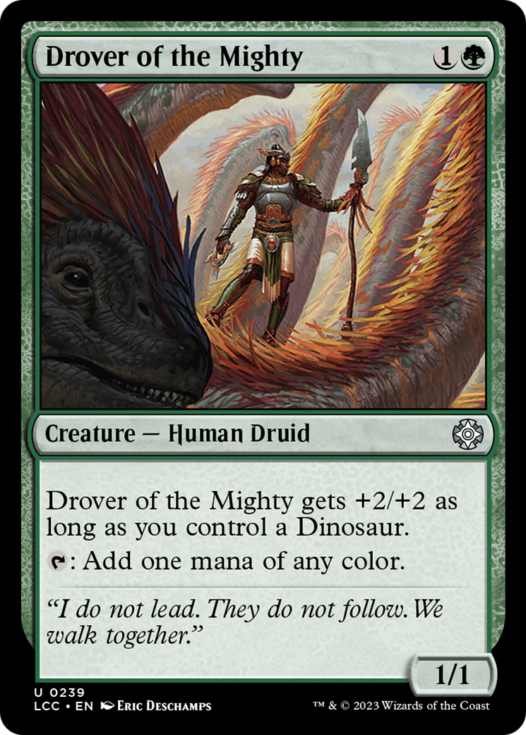 Drover of the Mighty [The Lost Caverns of Ixalan Commander] | Game Master's Emporium (The New GME)