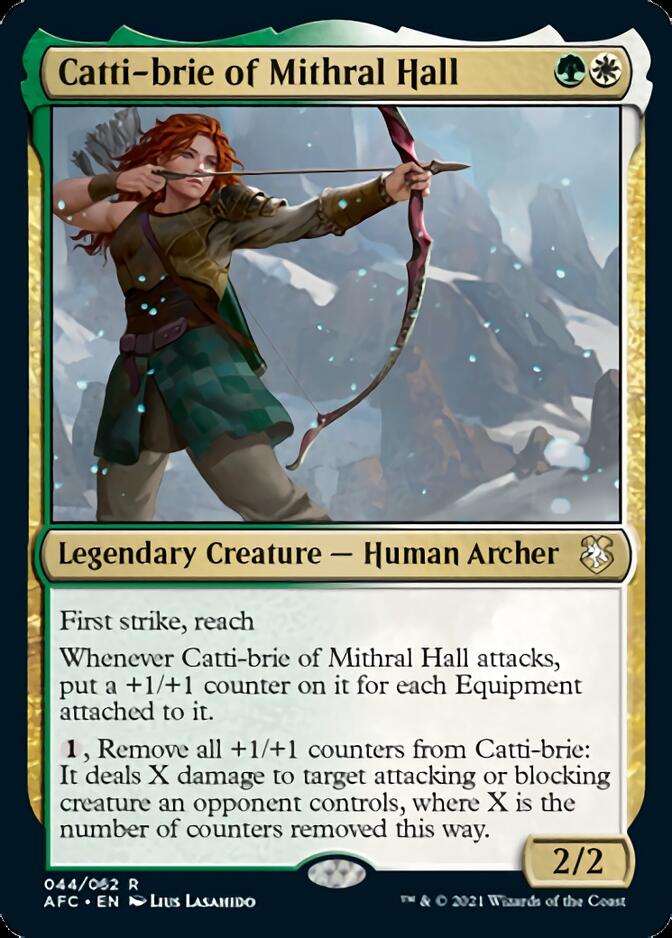Catti-brie of Mithral Hall [Dungeons & Dragons: Adventures in the Forgotten Realms Commander] | Game Master's Emporium (The New GME)