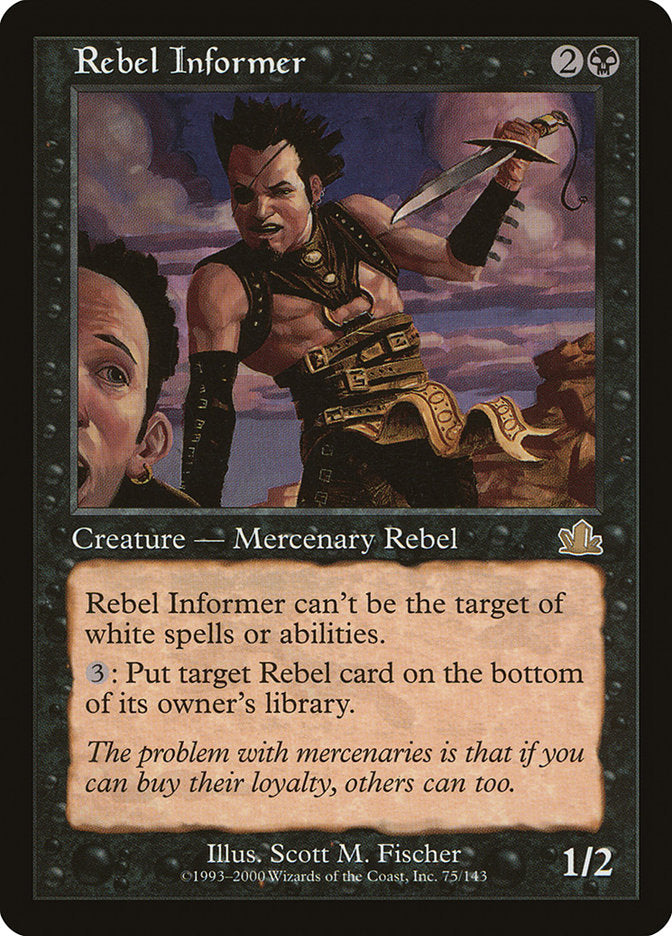 Rebel Informer [Prophecy] | Game Master's Emporium (The New GME)