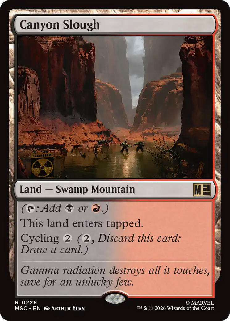 Canyon Slough [Marvel Super Heroes Commander] | Game Master's Emporium (The New GME)
