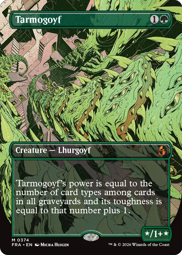 Tarmogoyf (Borderless) [Reality Fracture] | Game Master's Emporium (The New GME)