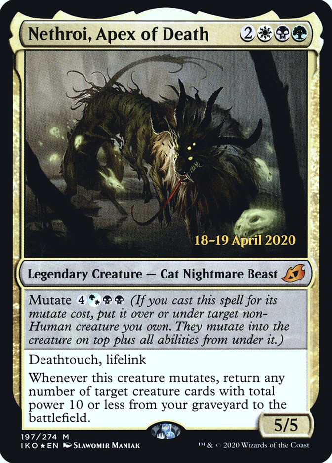 Nethroi, Apex of Death [Ikoria: Lair of Behemoths Prerelease Promos] | Game Master's Emporium (The New GME)