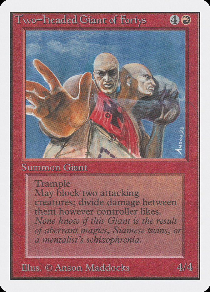 Two-Headed Giant of Foriys [Unlimited Edition] | Game Master's Emporium (The New GME)