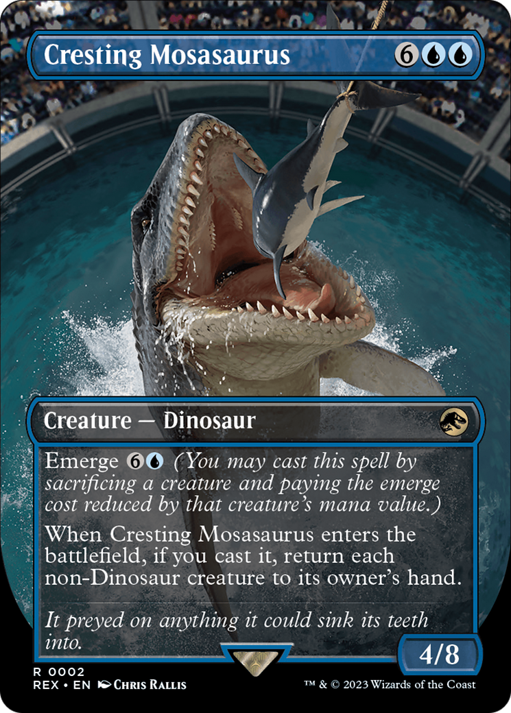 Cresting Mosasaurus (Borderless) [Jurassic World Collection] | Game Master's Emporium (The New GME)