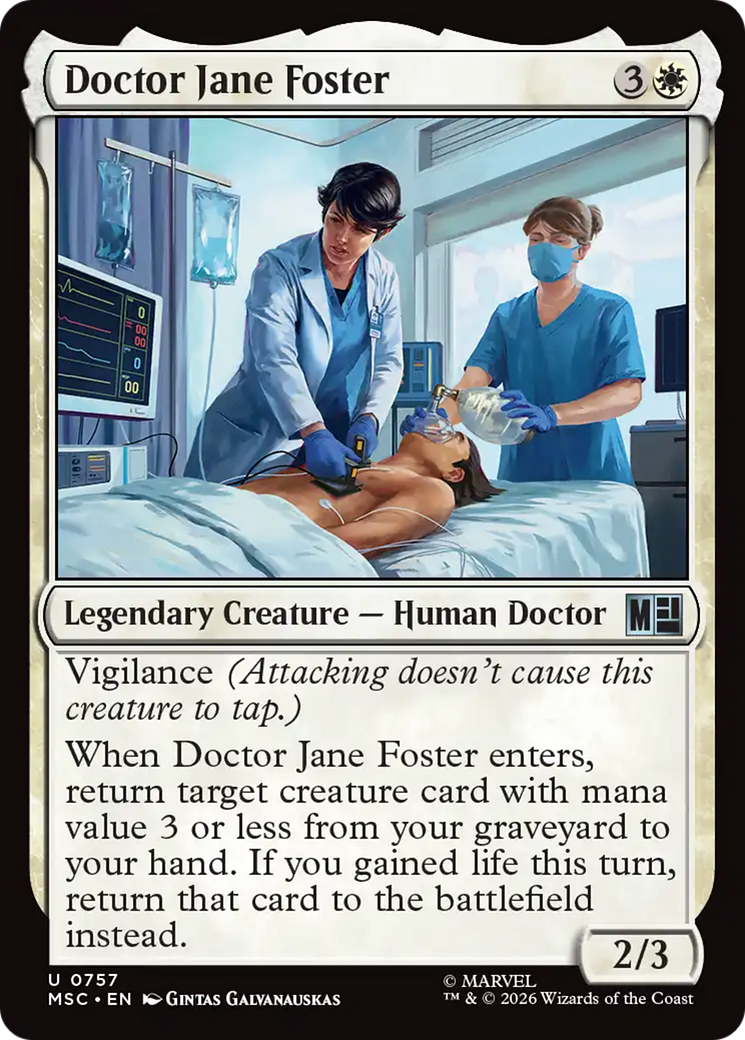 Doctor Jane Foster [Marvel Super Heroes Commander] | Game Master's Emporium (The New GME)