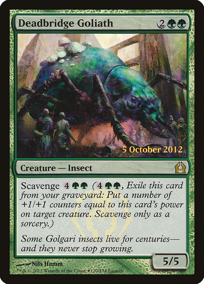 Deadbridge Goliath [Return to Ravnica Prerelease Promos] | Game Master's Emporium (The New GME)