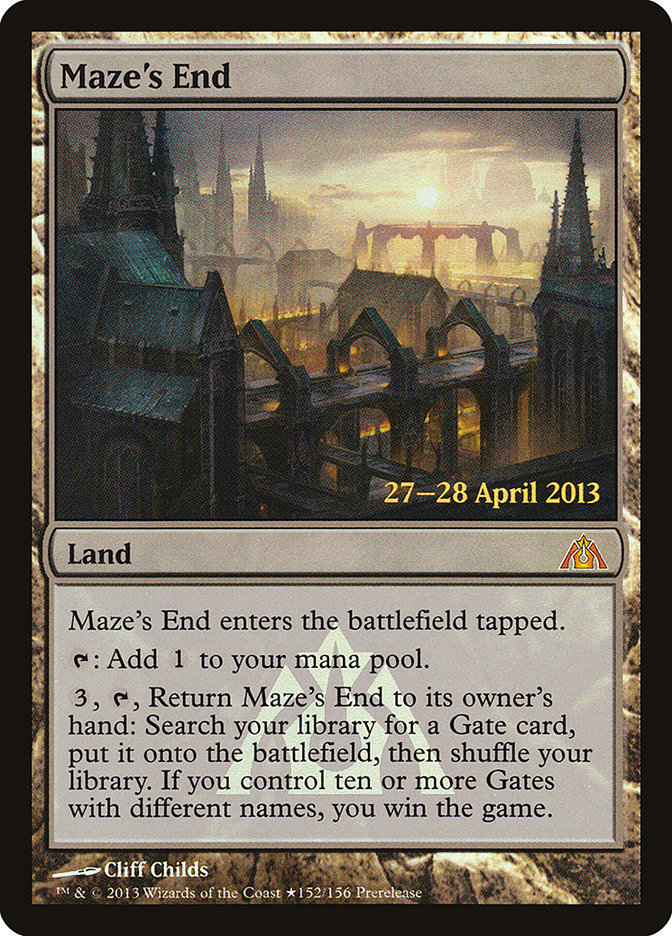Maze's End [Dragon's Maze Prerelease Promos] | Game Master's Emporium (The New GME)