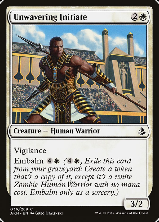 Unwavering Initiate [Amonkhet] | Game Master's Emporium (The New GME)