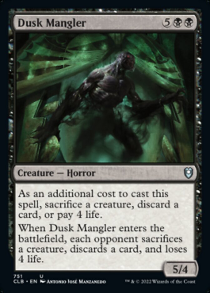 Dusk Mangler [Commander Legends: Battle for Baldur's Gate] | Game Master's Emporium (The New GME)