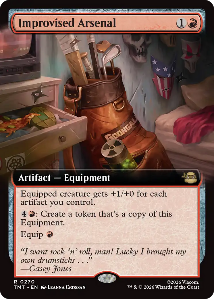 Improvised Arsenal (Extended Art) [Teenage Mutant Ninja Turtles] | Game Master's Emporium (The New GME)