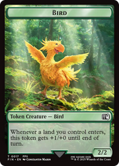 Bird (0017) // Wizard (0015) Double-Sided Token [FINAL FANTASY Tokens] | Game Master's Emporium (The New GME)