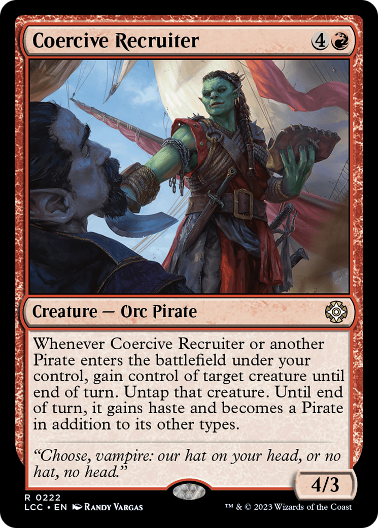 Coercive Recruiter [The Lost Caverns of Ixalan Commander] | Game Master's Emporium (The New GME)