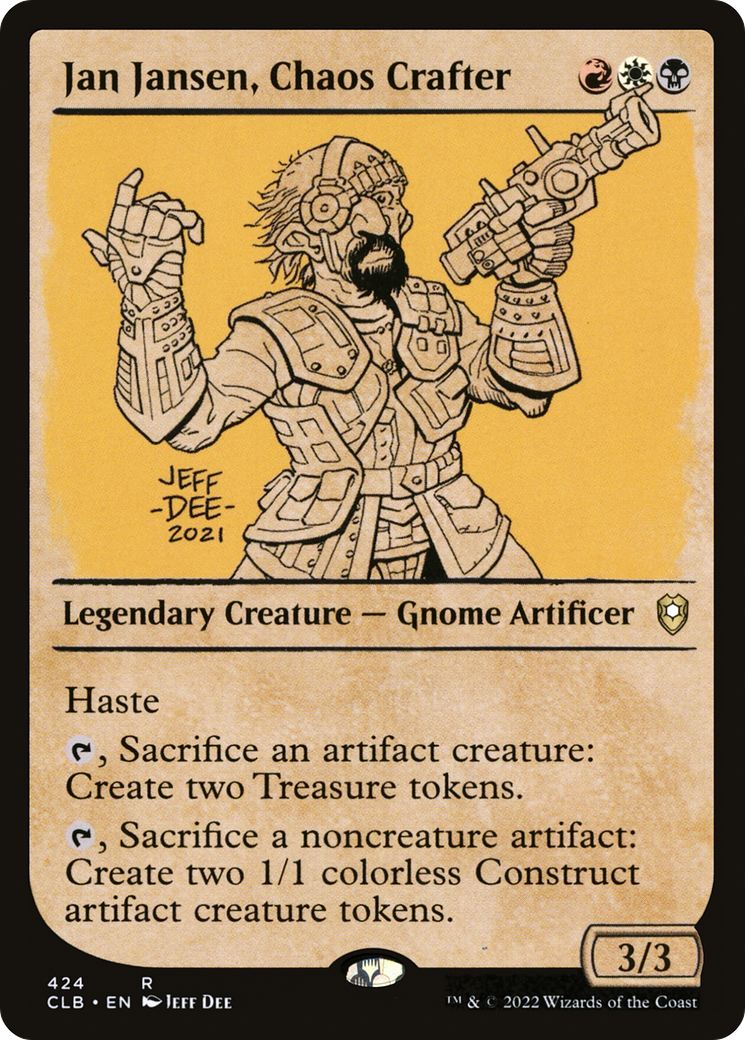 Jan Jansen, Chaos Crafter (Showcase) [Commander Legends: Battle for Baldur's Gate] | Game Master's Emporium (The New GME)
