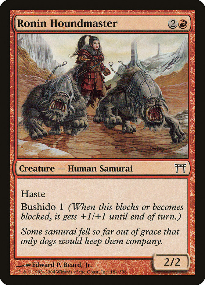 Ronin Houndmaster [Champions of Kamigawa] | Game Master's Emporium (The New GME)