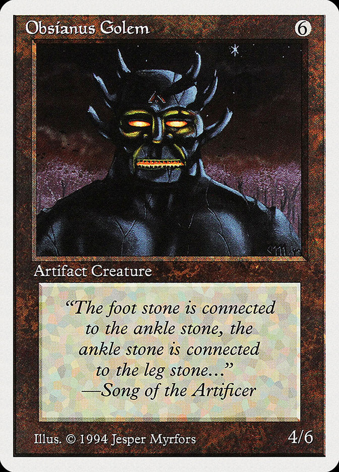 Obsianus Golem [Summer Magic / Edgar] | Game Master's Emporium (The New GME)