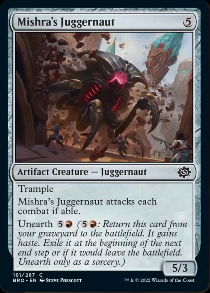Mishra's Juggernaut [The Brothers' War] | Game Master's Emporium (The New GME)