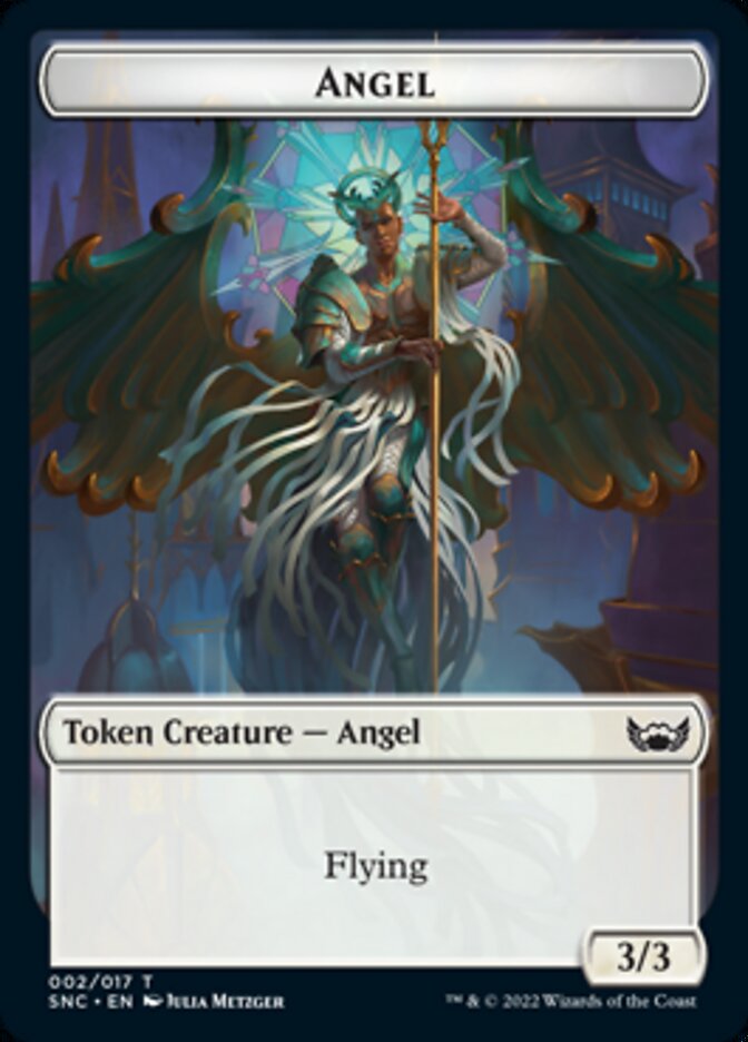 Treasure (016) // Angel Double-Sided Token [Streets of New Capenna Tokens] | Game Master's Emporium (The New GME)