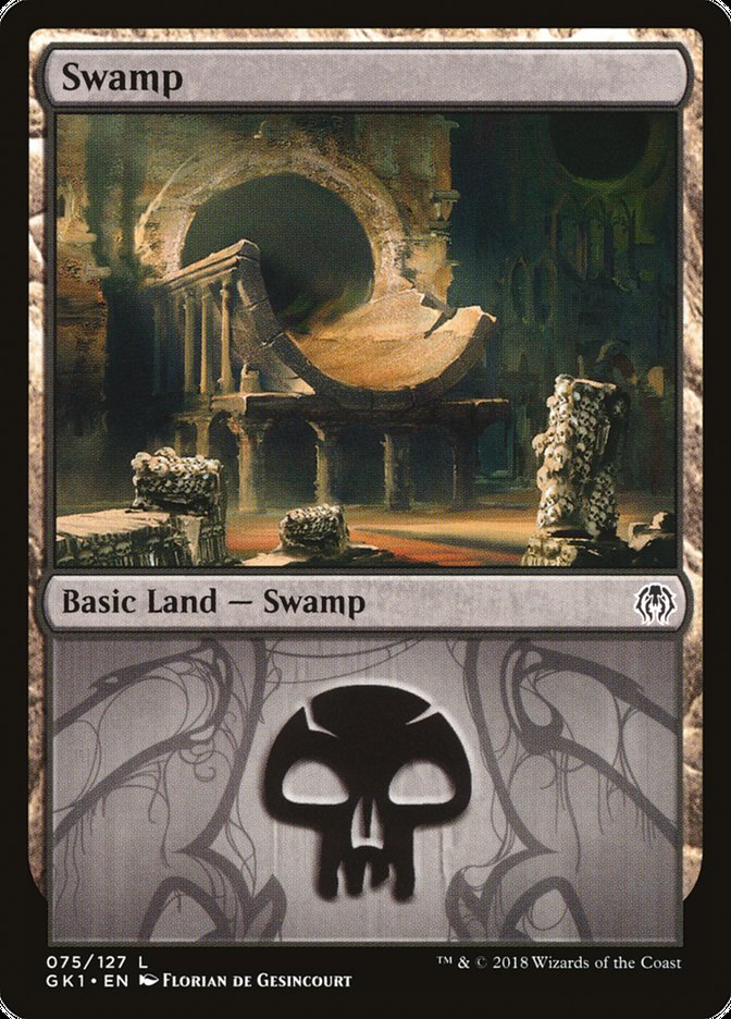 Swamp (75) [Guilds of Ravnica Guild Kit] | Game Master's Emporium (The New GME)