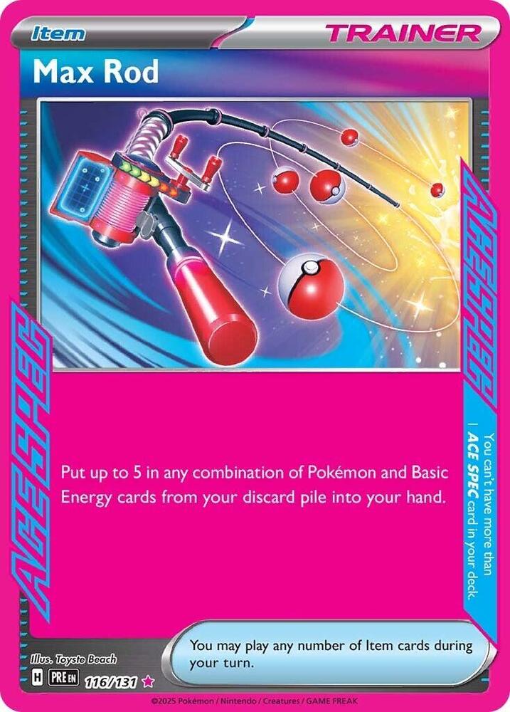 Max Rod (116/131) [Scarlet & Violet: Prismatic Evolutions] | Game Master's Emporium (The New GME)