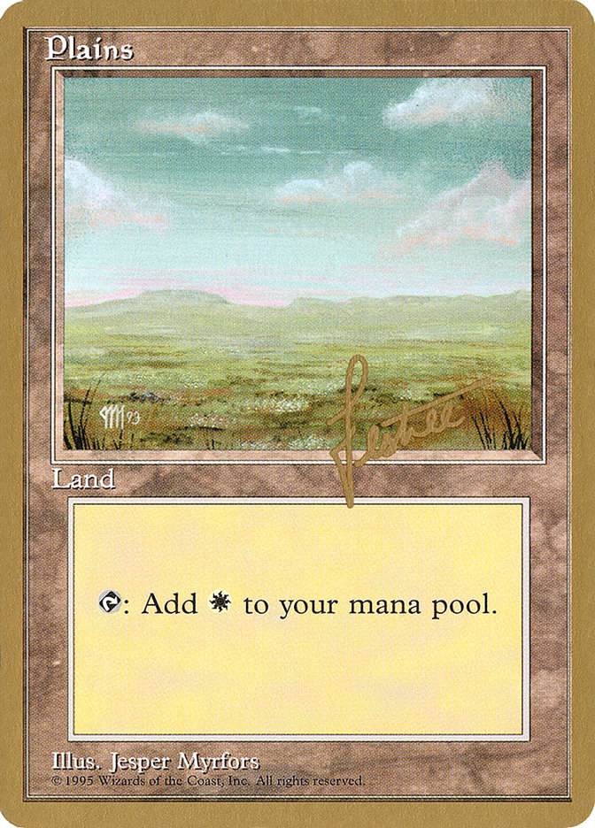 Plains (bl364) (Bertrand Lestree) [Pro Tour Collector Set] | Game Master's Emporium (The New GME)