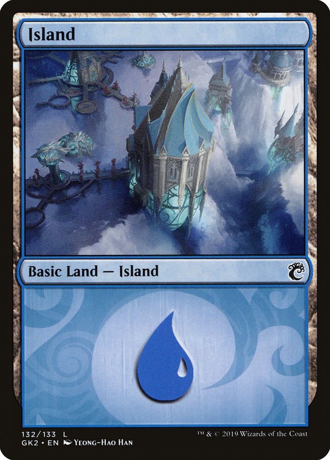 Island (132) [Ravnica Allegiance Guild Kit] | Game Master's Emporium (The New GME)