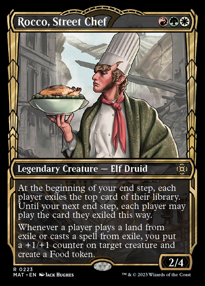 Rocco, Street Chef (Showcase Halo Foil) [March of the Machine: The Aftermath] | Game Master's Emporium (The New GME)